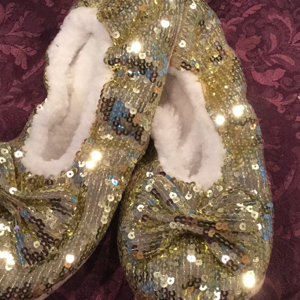 Snoozes Glitter Slippers